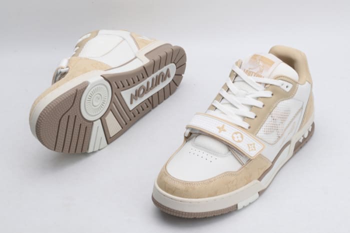 Louis Vuitton Trainer Beige White 