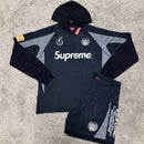 Supreme Hooded Soccer Set Black