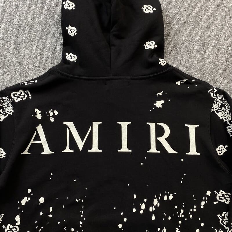 Amiri Bandana Bleach All Over Sweatshirt 