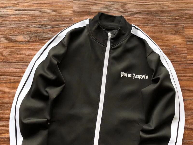 Palm Angels Logo Black Jacket 