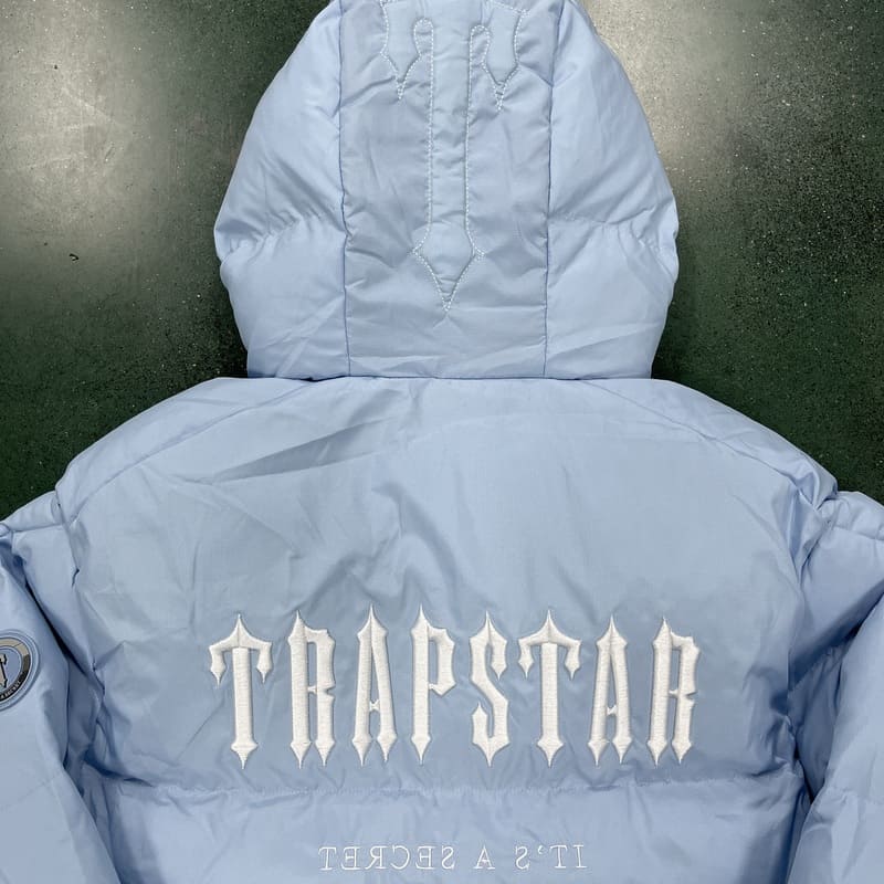 Trapstar Decoded 2.0 Ice Blue Puffer Jacket 