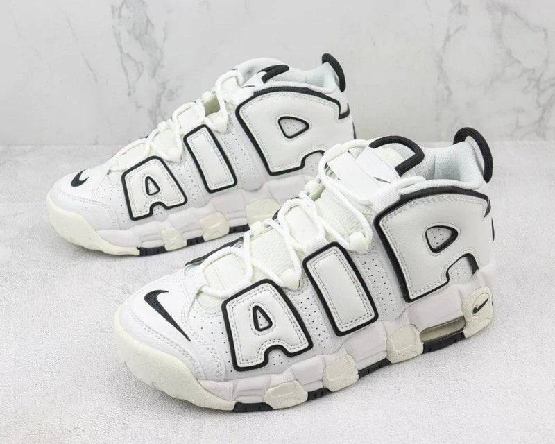 Air More Uptempo White Black - ELEGANZ OUTLET