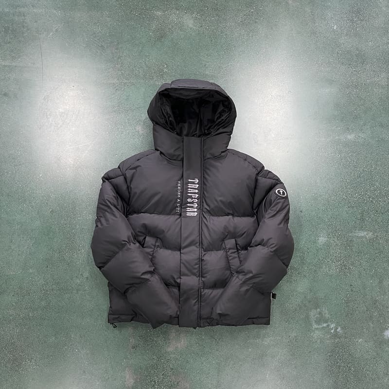 Trapstar Decoded 2.0 Black Puffer Jacket 