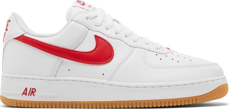 Nike Air Force 1 Low 'Color of the Month - White University Red' - ELEGANZ OUTLET