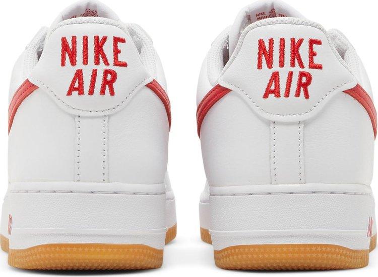 Nike Air Force 1 Low 'Color of the Month - White University Red' - ELEGANZ OUTLET