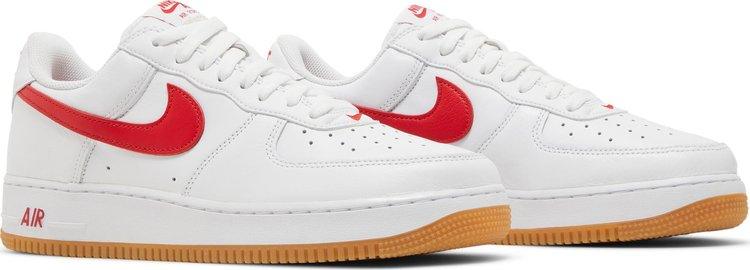 Nike Air Force 1 Low 'Color of the Month - White University Red' - ELEGANZ OUTLET