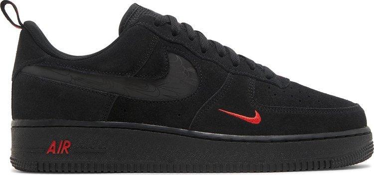 Nike Air Force 1 '07 LV8 'Multi-Swoosh - Black Crimson Reflective' - ELEGANZ OUTLET