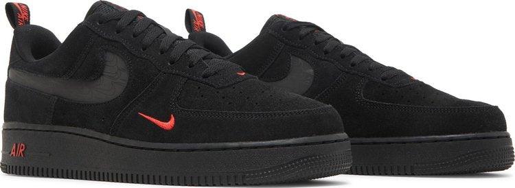 Nike Air Force 1 '07 LV8 'Multi-Swoosh - Black Crimson Reflective' - ELEGANZ OUTLET