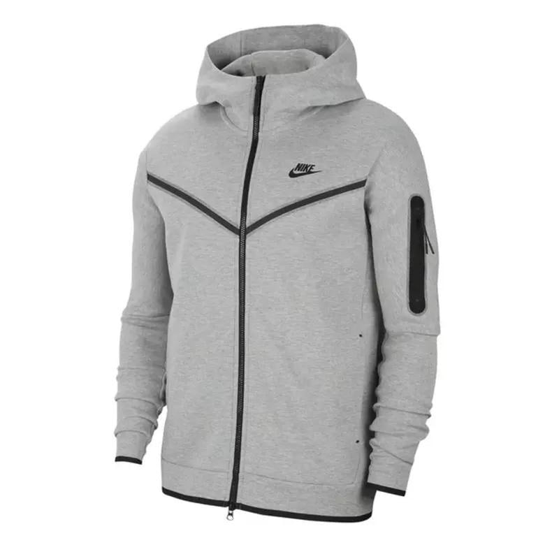 Pronta Entrega - Jaqueta Nike Tech Fleece Cinza