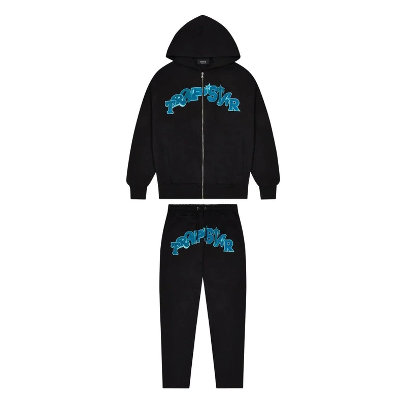 Trapstar Wildcard Chenille BlueBlack Set 