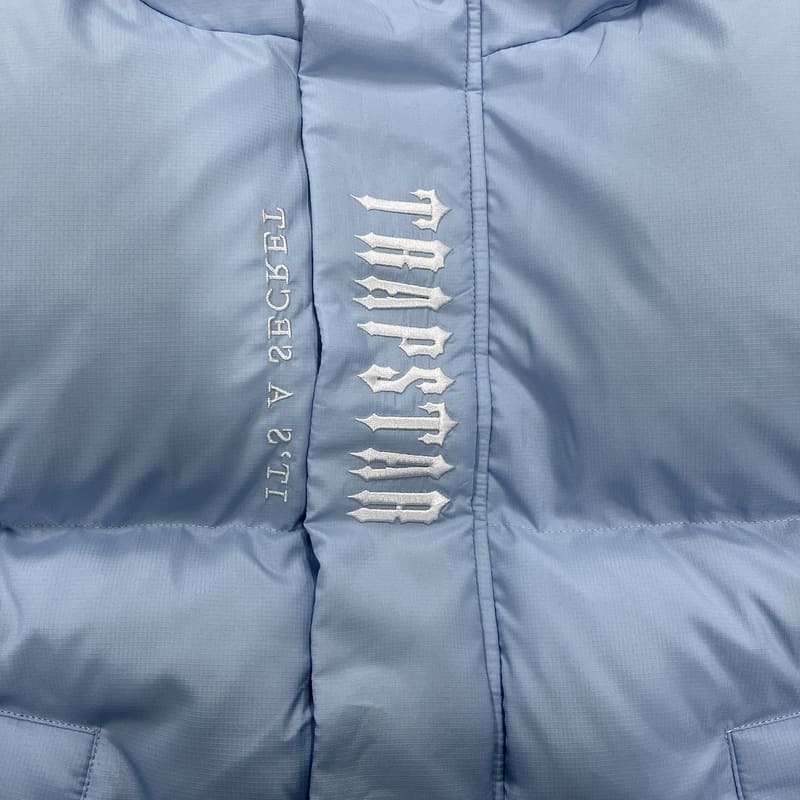 Trapstar Decoded 2.0 Ice Blue Puffer Jacket 