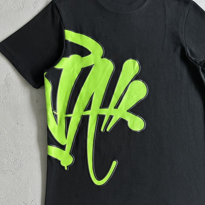 Synaworld OG Logo Black/Green T-Shirt 