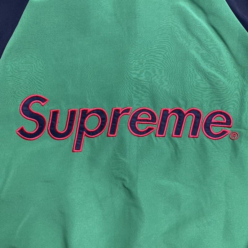 Supreme x New York Yankees Green Jacket 