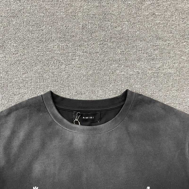 Amiri Vintage Collegiate Black T-Shirt