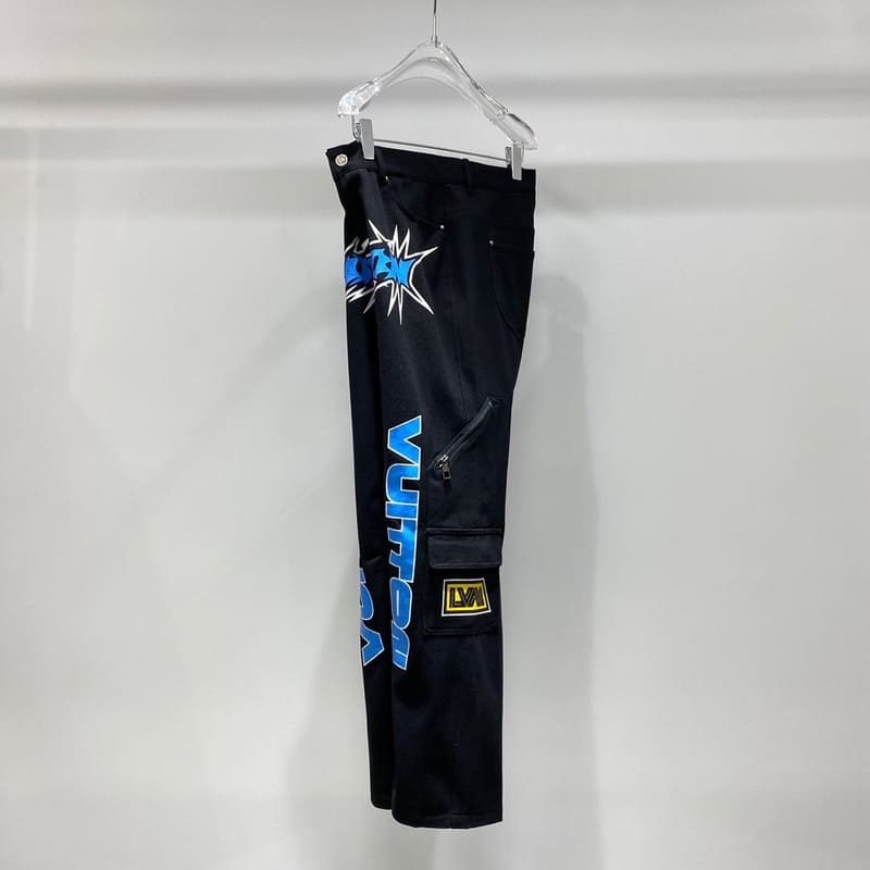 Louis Vuitton Printed Denim Pants 