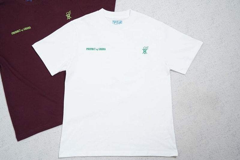 Camiseta Off-White x Daily Paper x Surf Ghana White