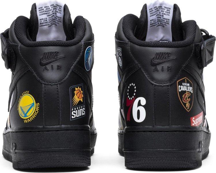 Supreme x NBA x Air Force 1 Mid 07 'Black' - ELEGANZ OUTLET