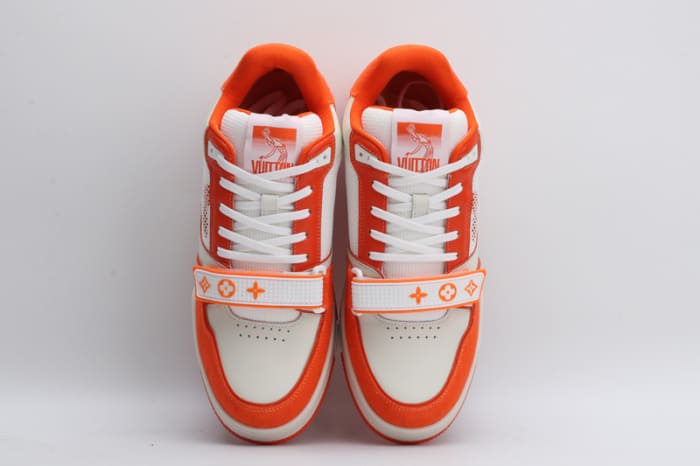 Louis Vuitton Trainer Monogram Denim Orange 