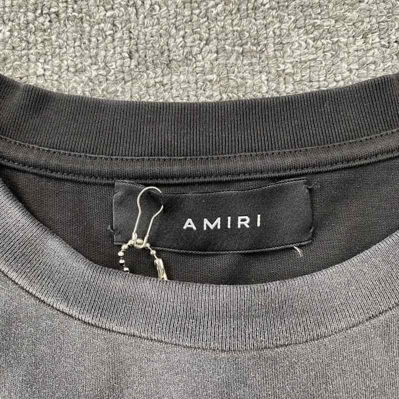 Amiri Vintage Collegiate Black T-Shirt