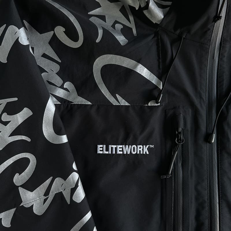 Corteiz Elitework Shell Jacket Black