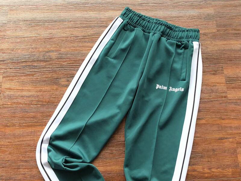 Palm Angels Logo Tracksuit Green Set 