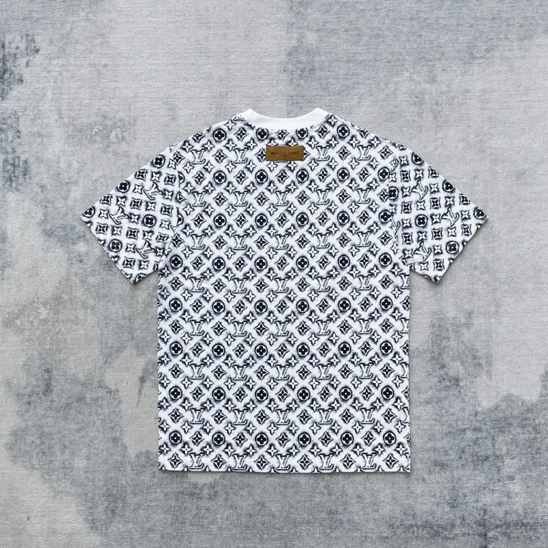 Louis Vuitton Monogram White Deep Black T-Shirt 