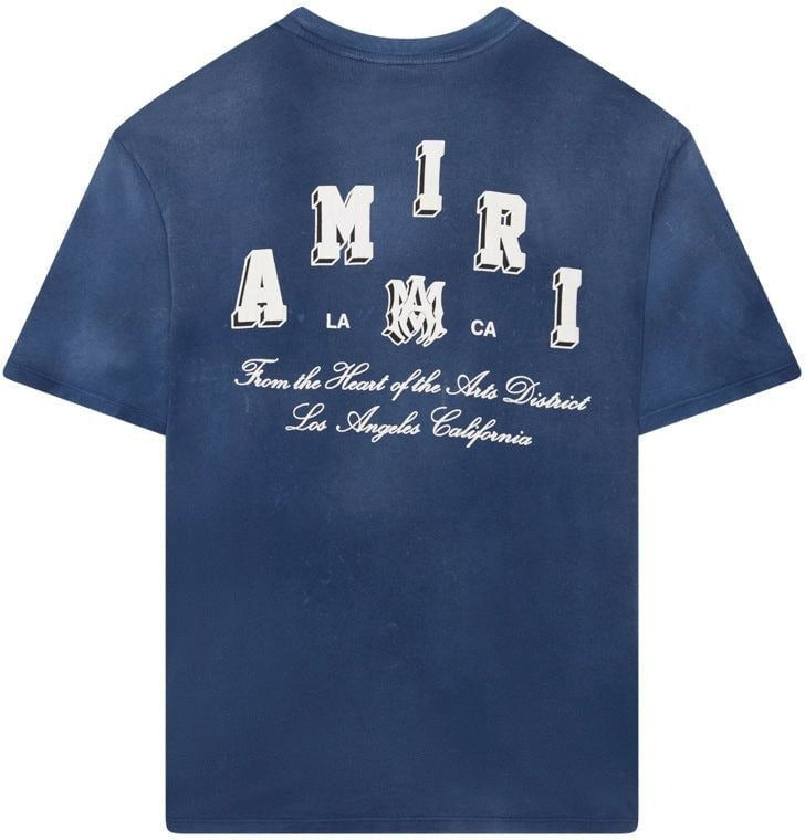 Amiri Vintage Collegiate Blue T-Shirt 