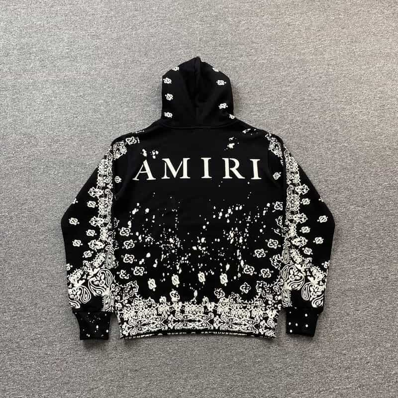 Amiri Bandana Bleach All Over Sweatshirt 