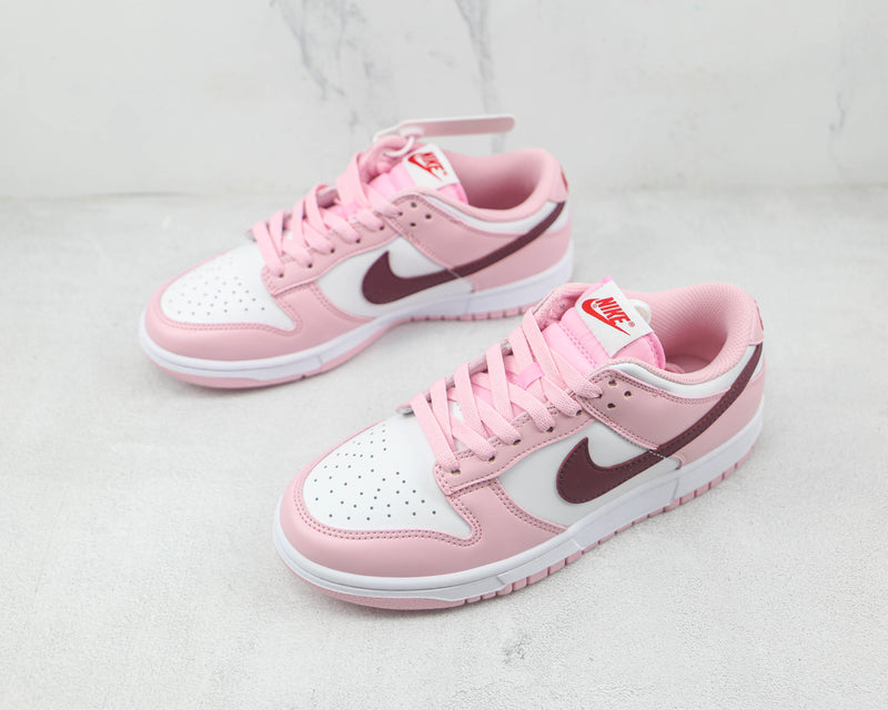 Nike Dunk Low Pink Red White - ELEGANZ OUTLET