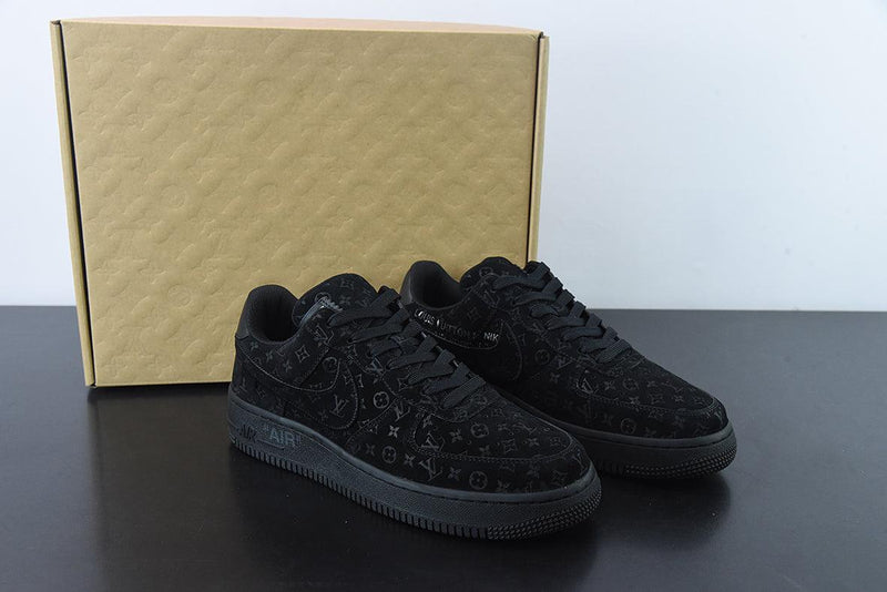 Nike Air Force 1 x Louis Vuitton Low "By Virgil Abloh Black" - ELEGANZ OUTLET