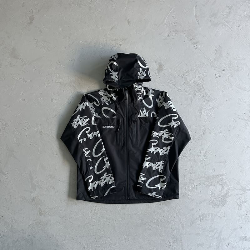 Corteiz Elitework Shell Jacket Black