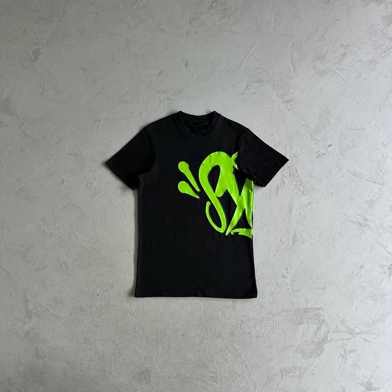 Synaworld OG Logo Black/Green T-Shirt 