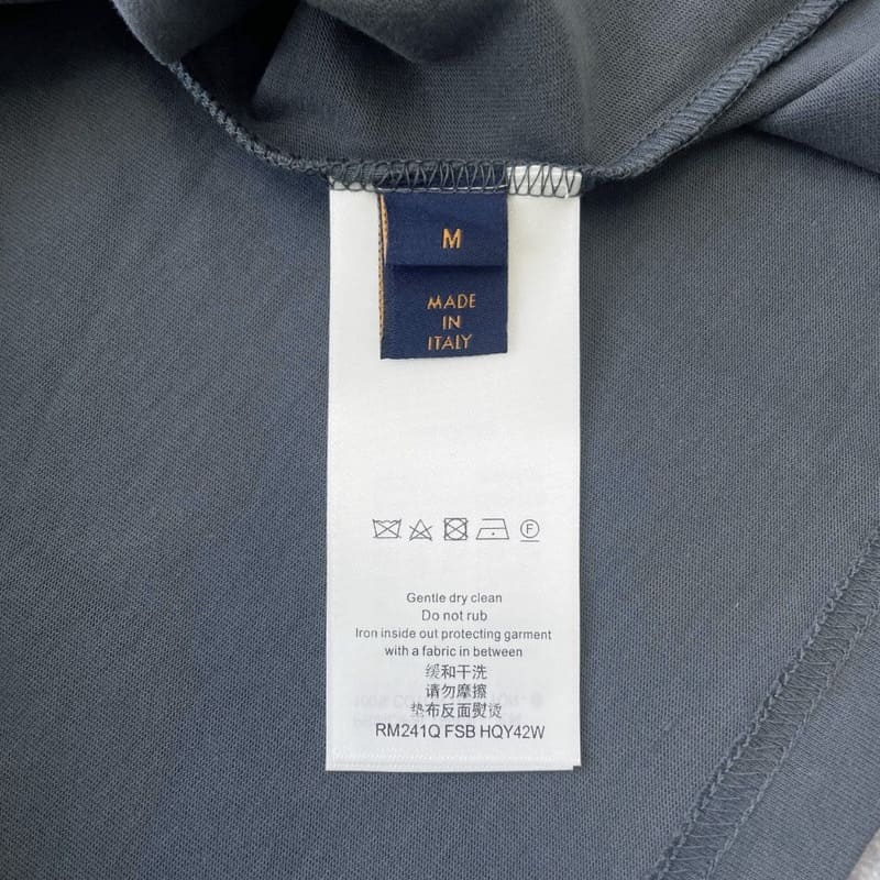 Louis Vuitton Gradient Cotton Gray T-Shirt 