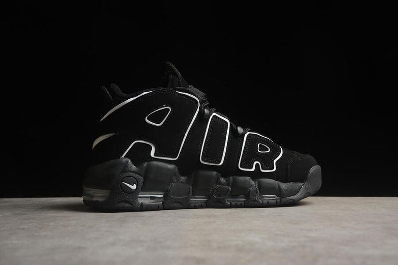 Nike Air More Uptempo Black White 