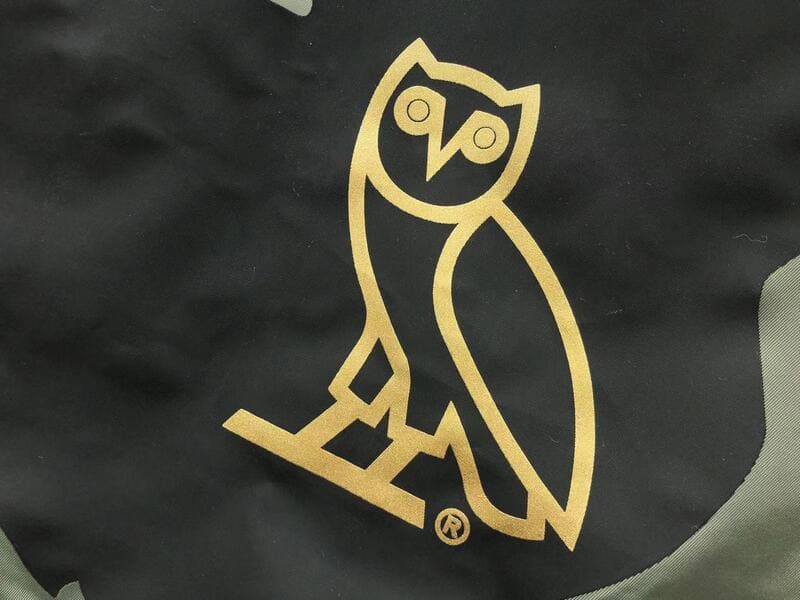 BAPE x OVO Loose Fit MA-1 Olive Drab Jacket 