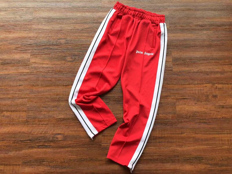 Palm Angels Track Pants Red 