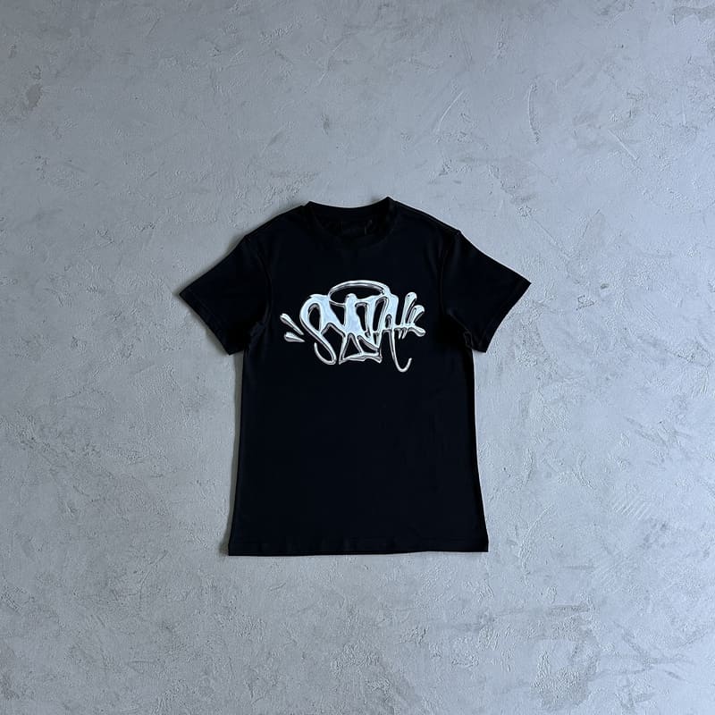 Synaworld 'Syna Logo' Tee Black/Silver 