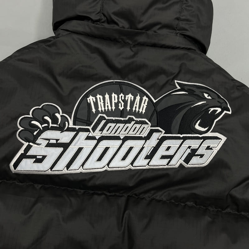 Trapstar Shooters Hooded Puffer Black/Reflective 