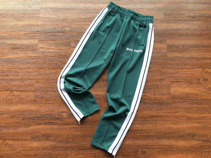 Palm Angels Logo Tracksuit Green Set 