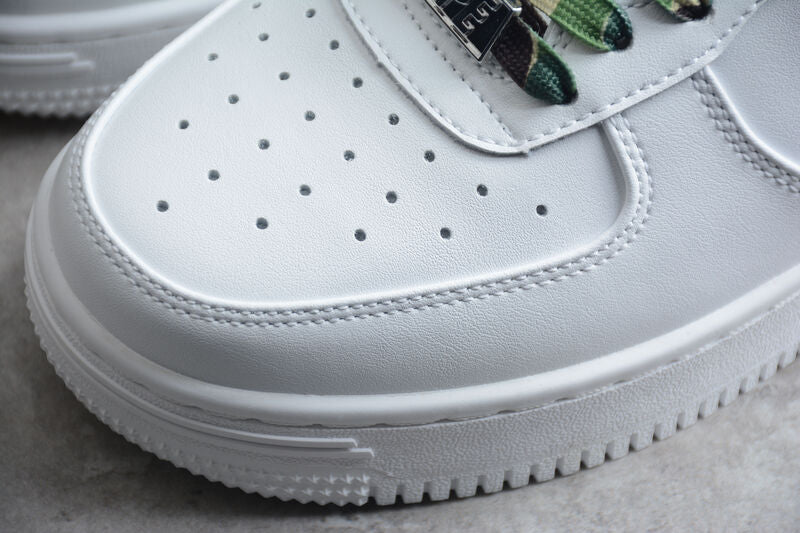 A Bathing Ape Bape Sta Low White ABC Camo Green