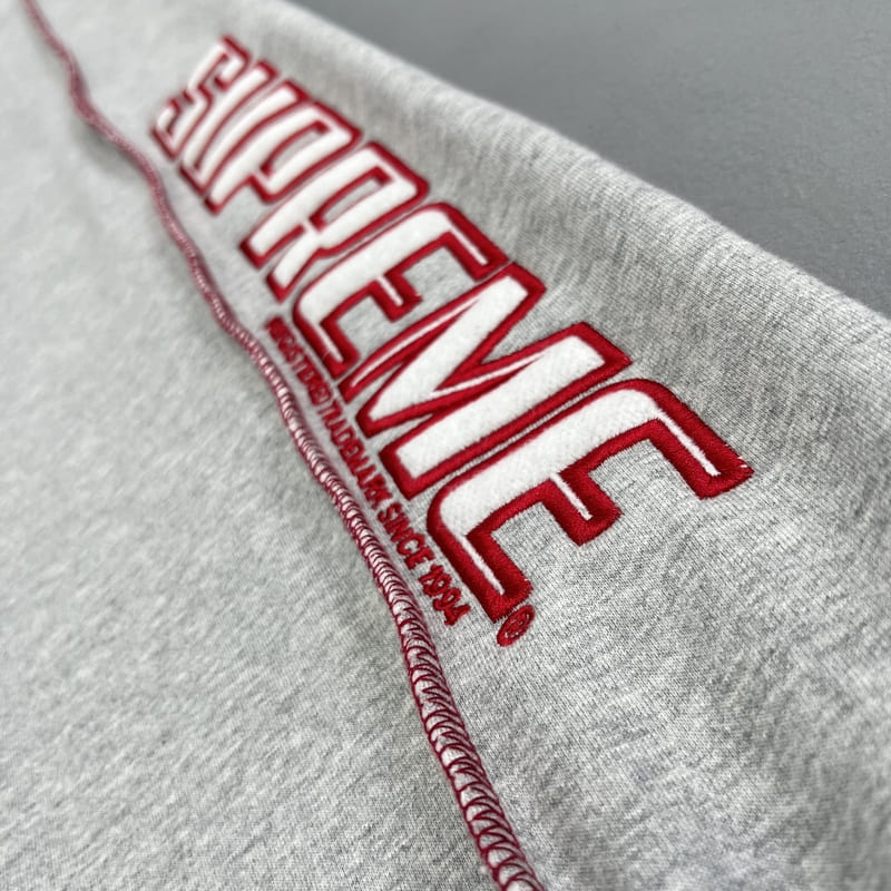 Supreme Coverstitch Hooded Set 