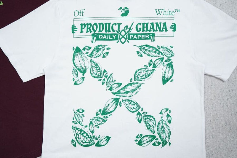 Off-White x Daily Paper x Surf Ghana White T-Shirt 