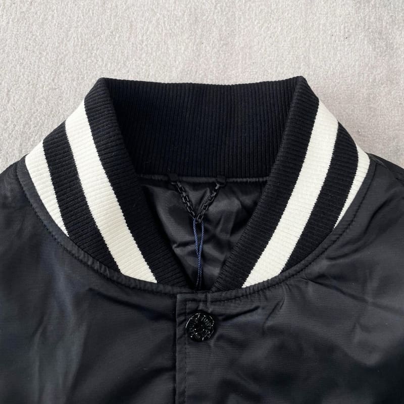 Louis Vuitton 'LV Lovers' Nylon Crystal Baseball Jacket 