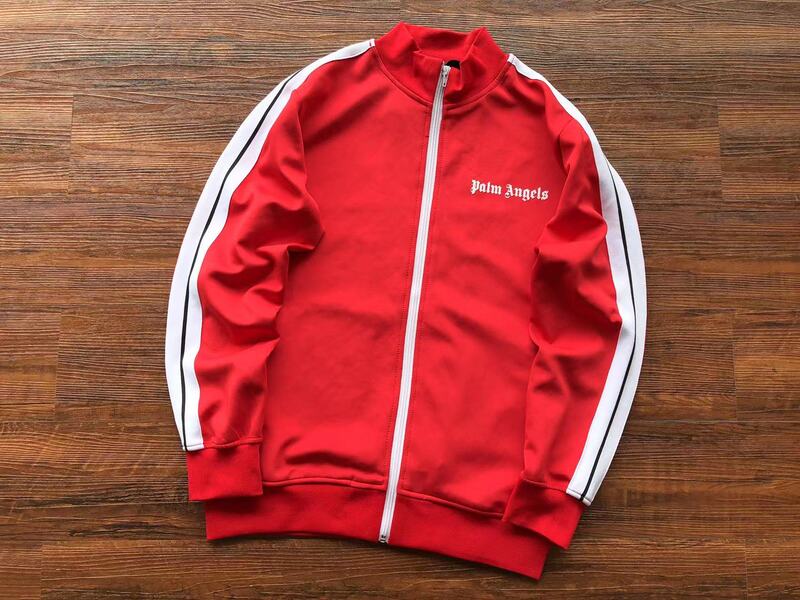 Palm Angels Logo Tracksuit Red Set 