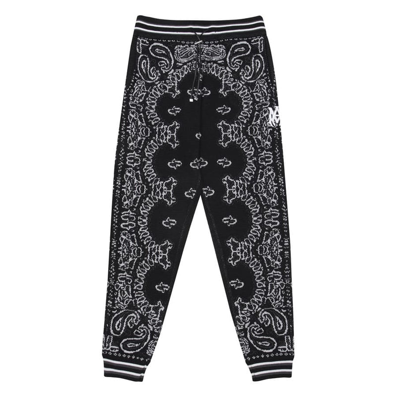 Amiri Bandana B-Ball Sweatpants 'BlackGrey' 