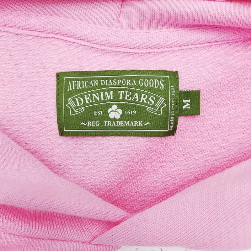 Tears The Cotton Wreath Pink Denim Pants 