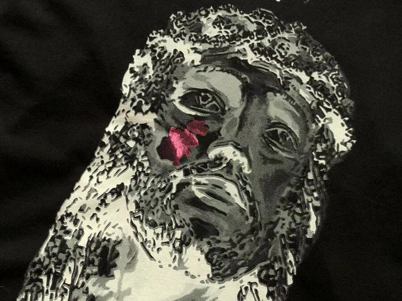 Vlone Yams Day Jesus Piece Black T-Shirt 