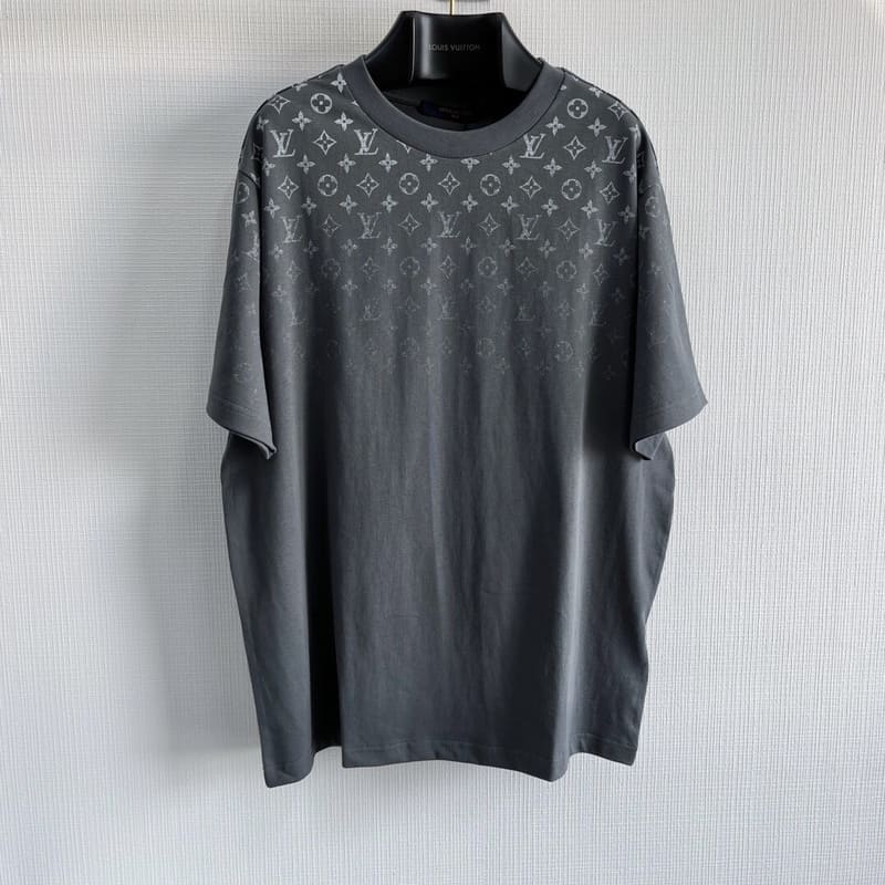 Louis Vuitton Gradient Cotton Gray T-Shirt 