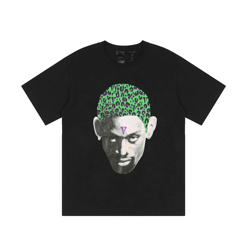 Vlone Rodman Cheetah Black T-Shirt 