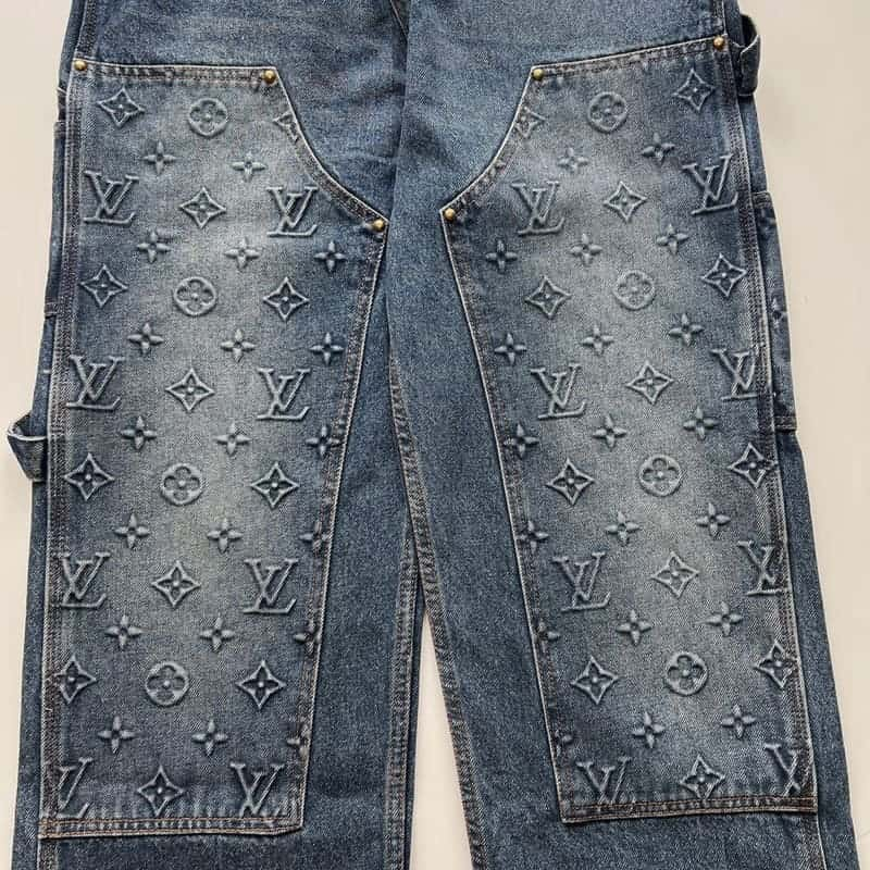 Calça Louis Vuitton Denim Carpenter Jeans